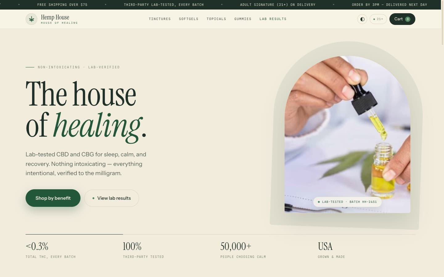 Hemp House — Web